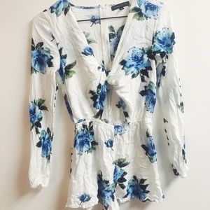 Kendall + Kylie long sleeve romper